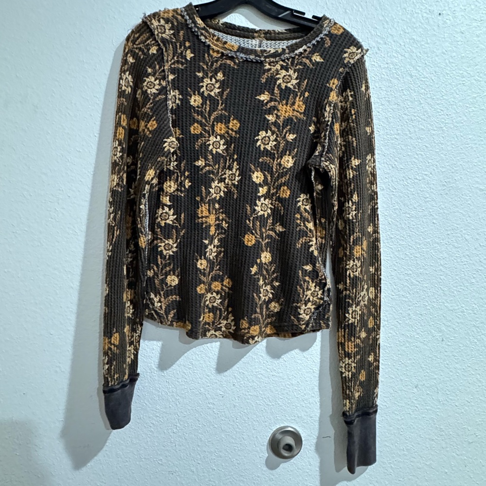 Free People Floral Top